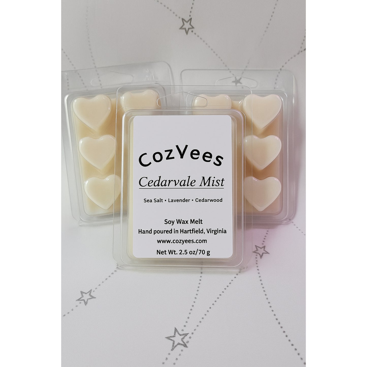 Cozyees Cedarvale Mist Heart Melts