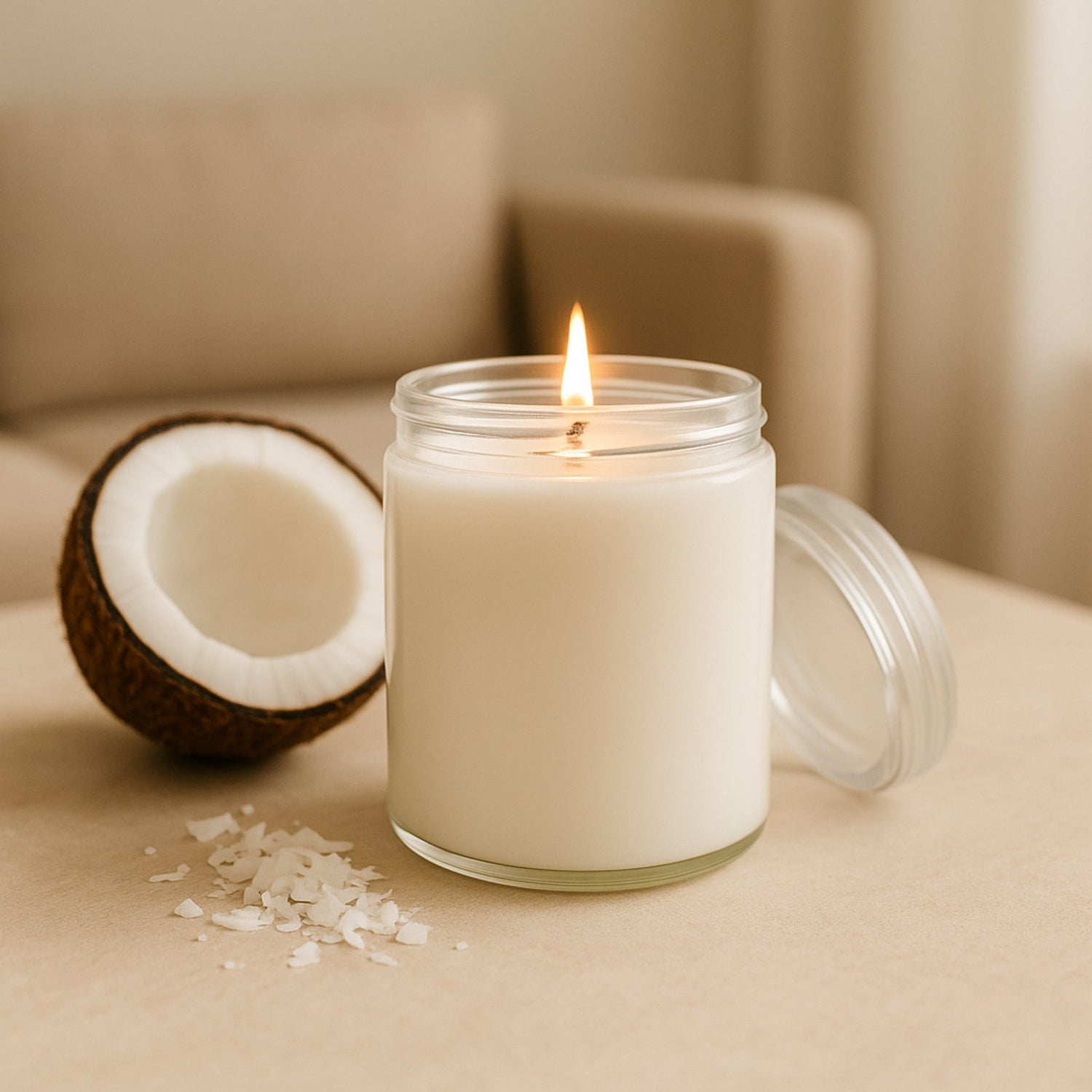 Hand-poured Coconut Soy Candles